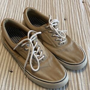 Sperry Casual Tan Canvas Men's Shoes